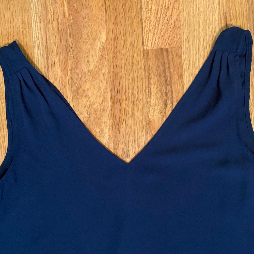 Navy Crepe Maxi Dress by JCrew